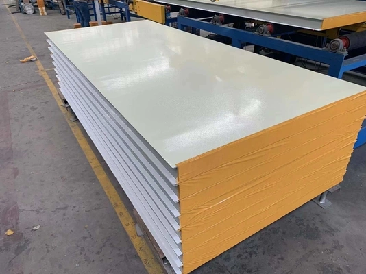 ساندویچ پانل دیواری 4 سانتی متری دو رو ورق سفید